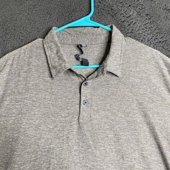 VUORI - Style: V188 Gray Short Sleeve Strato Tech Polo Shirt - Men's XL - Picture 2 of 12
